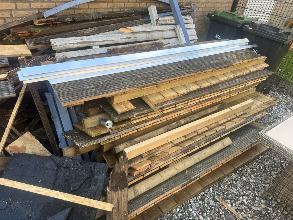 Gratis afhalen stookhout, Ophalen of Verzenden, Zo goed als nieuw, 50 mm of meer, Pallet