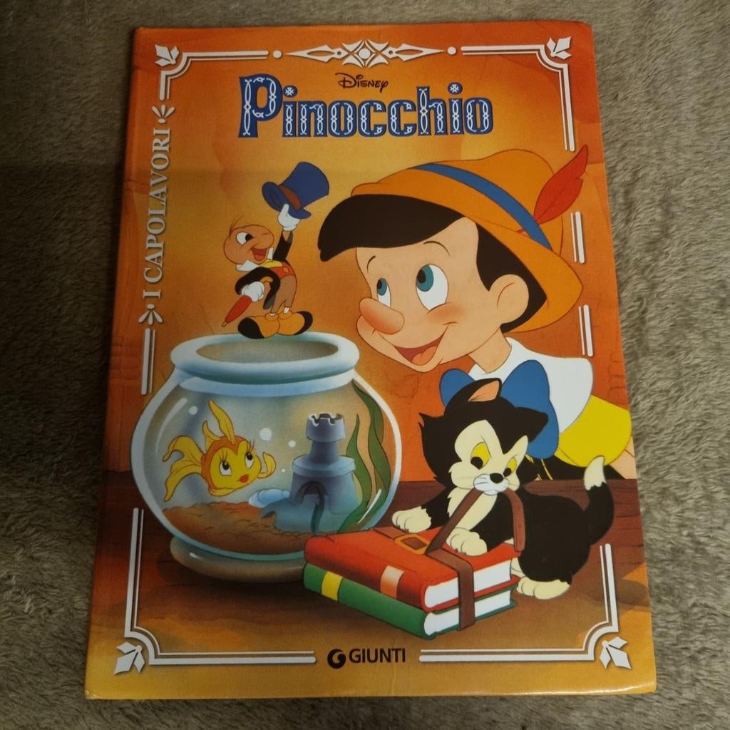 Disney Pinocchio boek - Italiaans boek, Ophalen of Verzenden, Gelezen