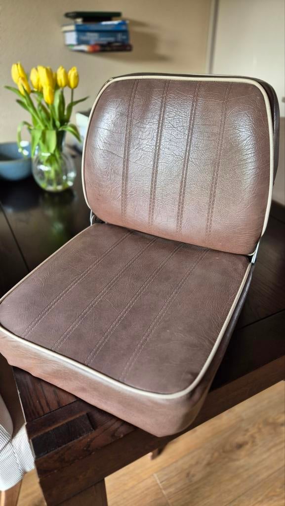 Opvouwbare bootstoel - Bruin, Watersport en Boten, Bootonderdelen, Ophalen, Gebruikt, Overige typen, Motorboot