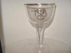 Westmalle trappisten bierglas met opdruk Karel Mintjens, Ophalen of Verzenden, Gebruikt, Glas of Glazen, Overige merken