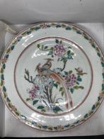 antiek chinees porselein bord paradijsvogel, Ophalen of Verzenden
