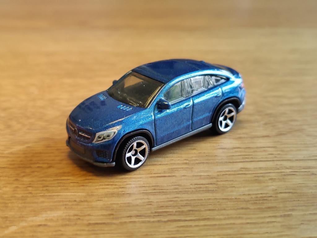 Matchbox Mercedes GLE Coupe BLAUW, Ophalen of Verzenden, Zo goed als nieuw, Auto