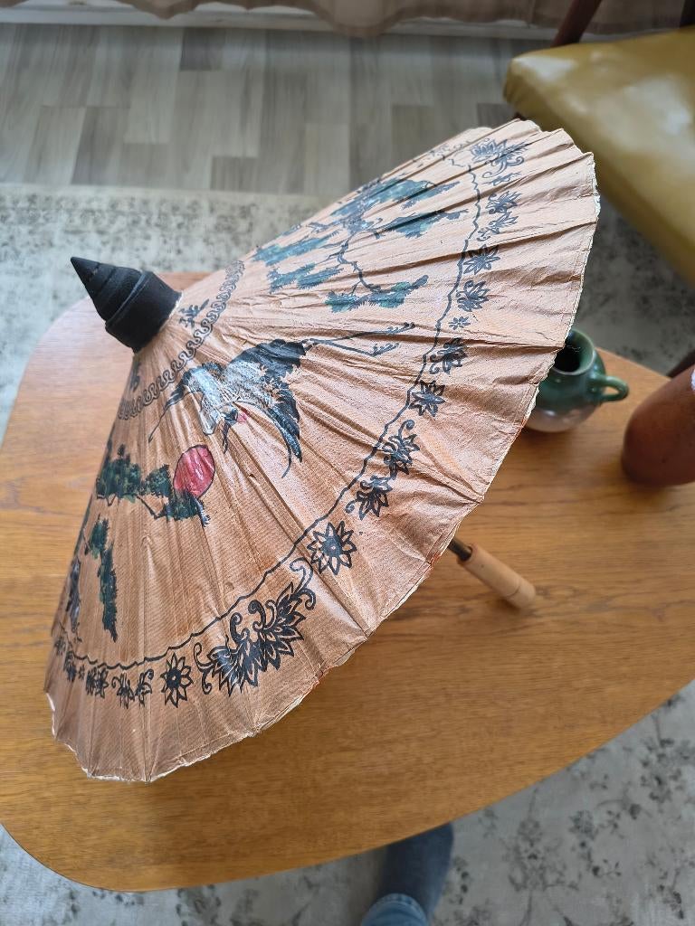 Oosterse parasol, Antiek en Kunst, Ophalen of Verzenden