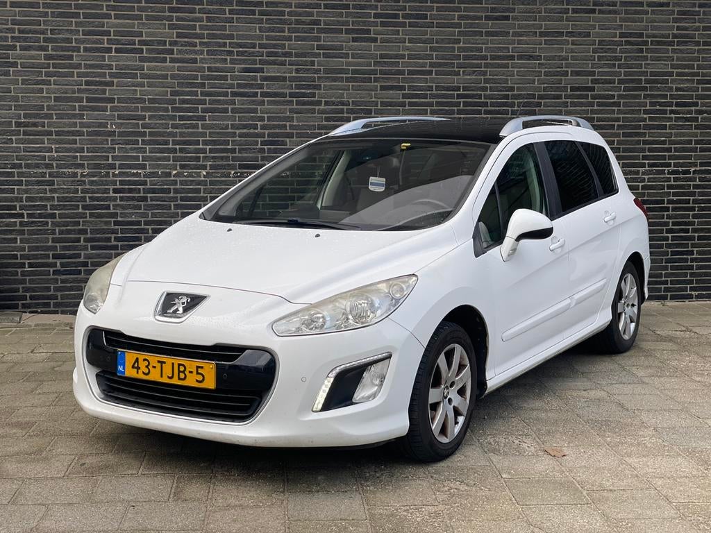 Peugeot 308 SW 1.6 VTI 16V 2012 NAP✅NIEUWE APK PANO, Auto's, Voorwielaandrijving, Stof, 4 cilinders, Wit