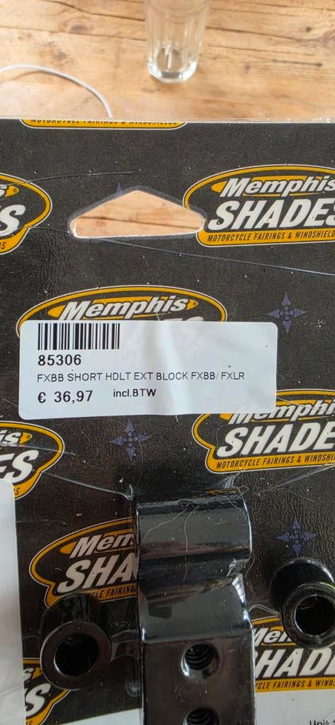 Memphis Shades FXBB koplamp mount Harley Davidson, Motoren, Onderdelen | Harley-Davidson, Ophalen of Verzenden