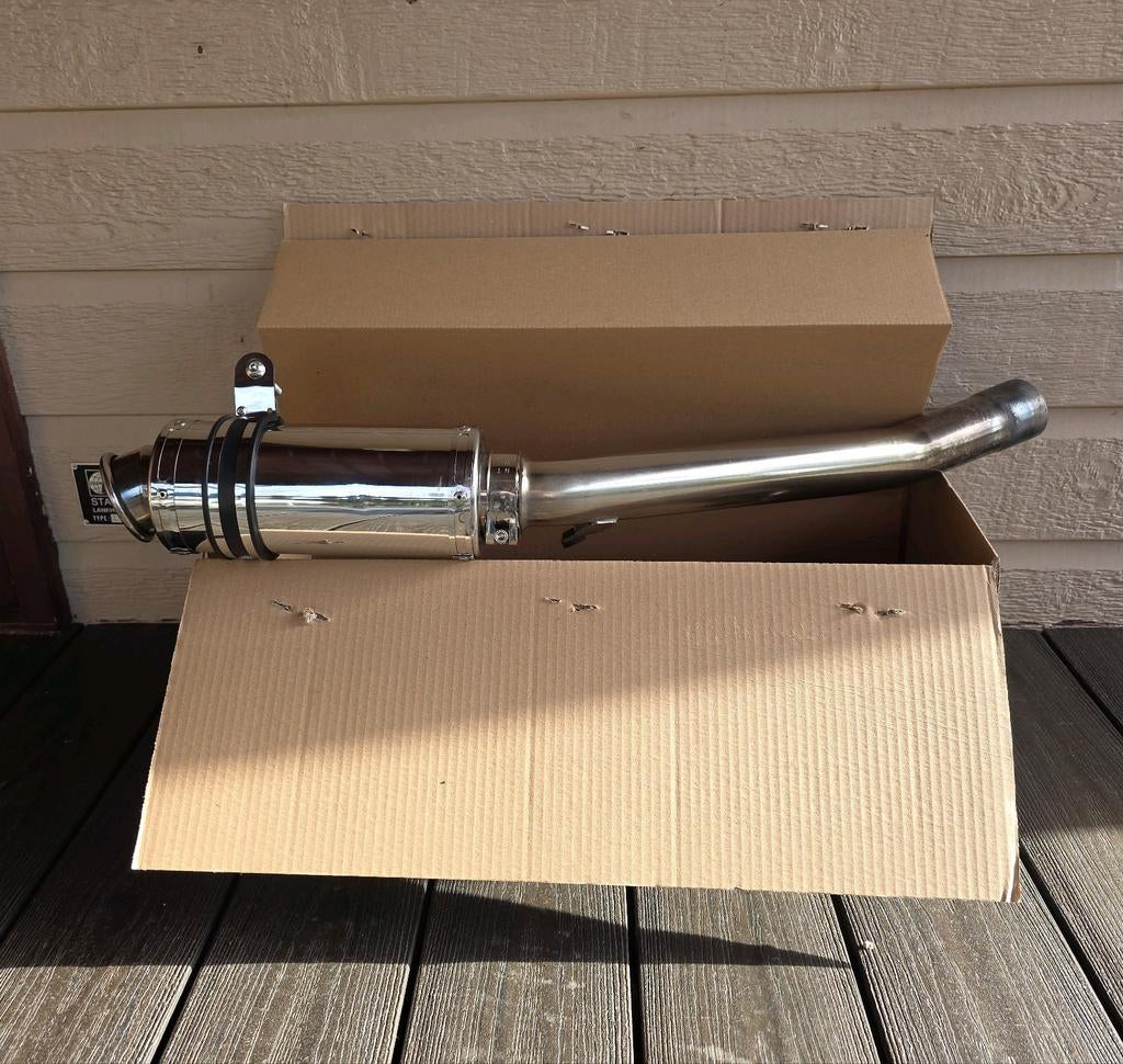 Dominator GP1 Suzuki Bandit GSF 650 2005/2006 uitlaat slipon, Motoren, Onderdelen | Suzuki, Ophalen of Verzenden, Gebruikt