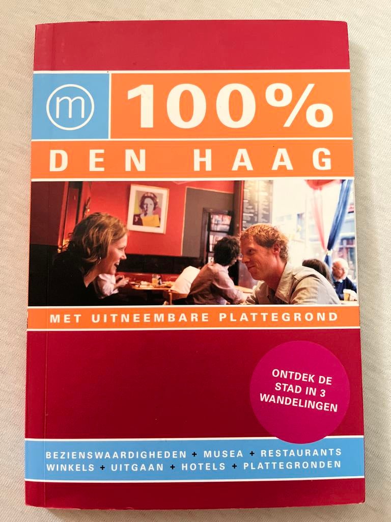 100% Den Haag reisgids met plattegrond, Verzenden, Reisgids of -boek, Benelux, Gelezen