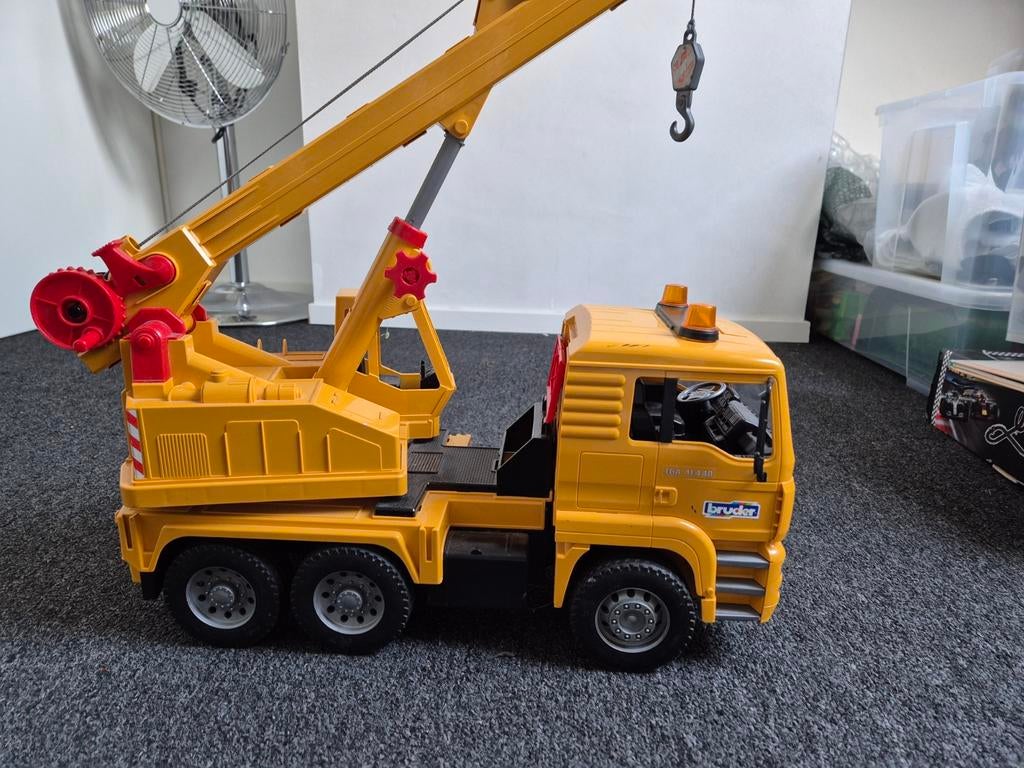 Bruder MAN kraanwagen, Ophalen of Verzenden