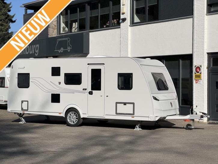 Tabbert Senara 550DMK , LENTE ACTIE !, Caravans en Kamperen, Caravans, tot en met 6, 1250 - 1500 kg, Standaardzit, Tabbert, Frans bed