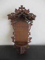 Antieke wand console voor Maria beeld, Zwarte Woud hout, Ophalen of Verzenden, Gebruikt, Overige typen, Christendom | Katholiek