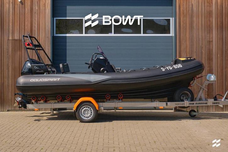 AQUASPIRIT S530CC | Suzuki 100pk | 2023 | 69u | Vanclaes, Watersport en Boten, Rubberboten, Gebruikt, Overige merken, 70 tot 120 pk