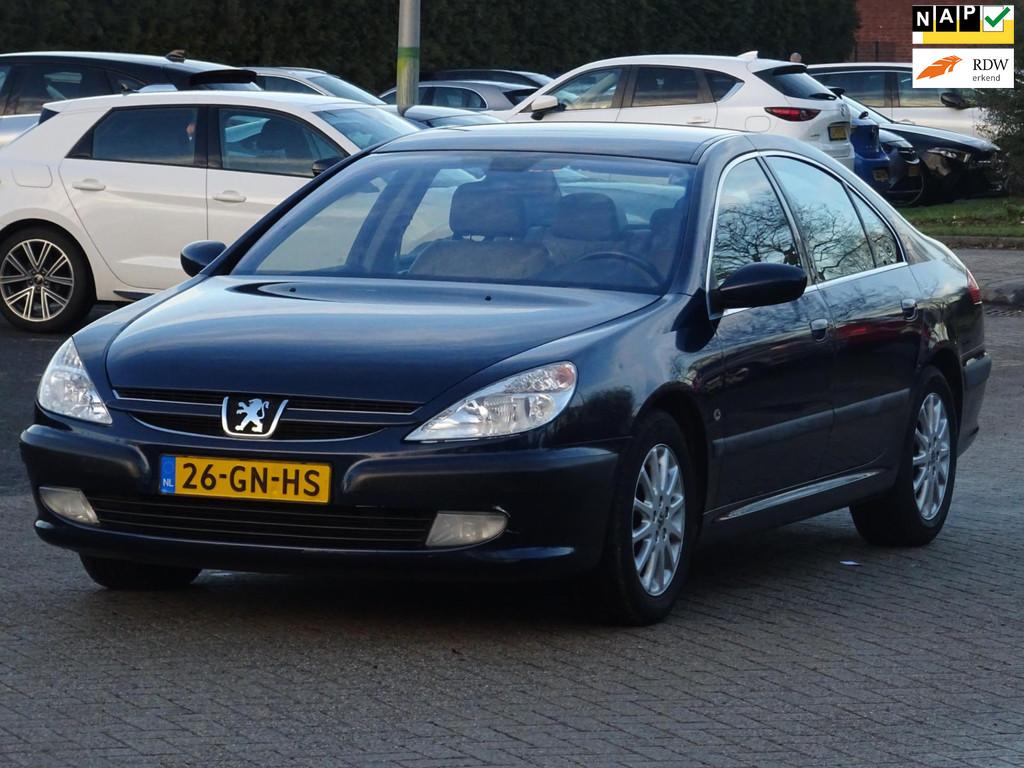 Peugeot 607 2.2-16V HDI Pack AUTOMAAT NAP/LEER/MEMORY/CRUISE, Auto's, Peugeot, 1525 kg, Gebruikt, 4 cilinders, 133 pk