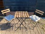 IKEA TÄRNÖ Tafel + 2 stoelen incl kussens, Tuin en Terras, Tuinsets en Loungesets, Zo goed als nieuw, Tuinset, Hout, Ophalen