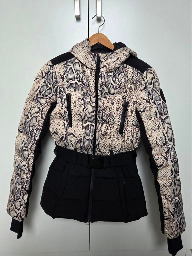 Nikkie ski-jas met slangenprint, maat 32 (XS), Kleding | Dames, Wintersportkleding, Ophalen of Verzenden, Nikkie, Jack, Maat 34 (XS) of kleiner