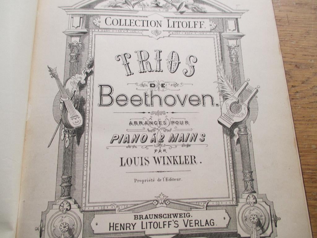 BEETHOVEN - TRIOS - PIANO, Gebruikt, Klassiek, Ophalen of Verzenden, Artiest of Componist