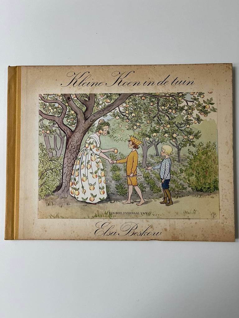 Kleine Koen in de tuin, 1957. Elsa Beskow., Boeken, Prentenboeken en Plaatjesalbums, Ophalen of Verzenden, Gelezen, Prentenboek