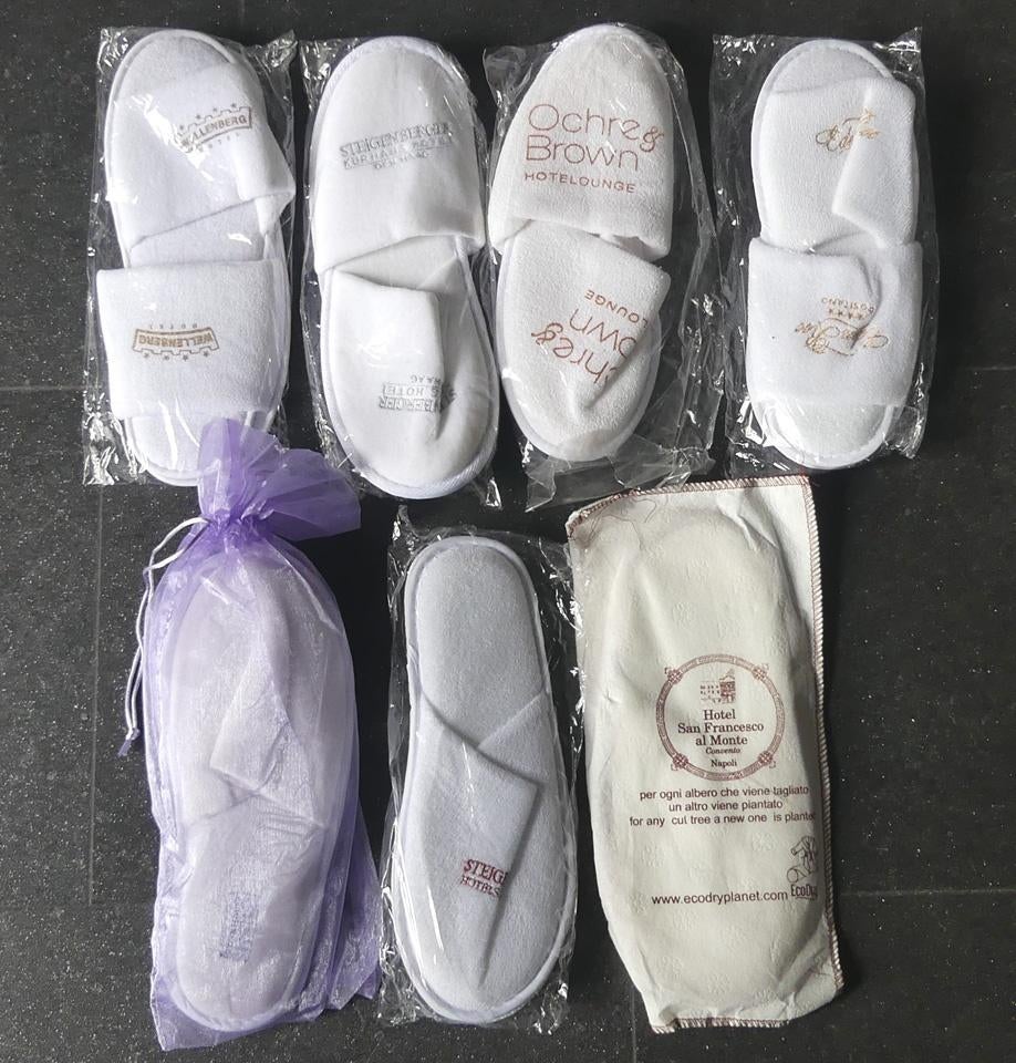 Hotelslippers badstof slippers luxe hotels 7 paar - NIEUW!, Ophalen of Verzenden, Nieuw, Gebruiksvoorwerp
