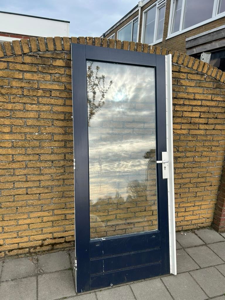 Veel voor en achterdeuren, Doe-het-zelf en Verbouw, Deuren en Horren, Ophalen, Buitendeur, 200 tot 215 cm