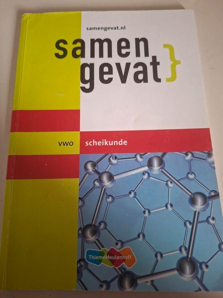 Samengevat vwo scheikunde - ThiemeMeulenhoff, Boeken, Studieboeken en Cursussen, Zo goed als nieuw, WO, Beta, Ophalen of Verzenden