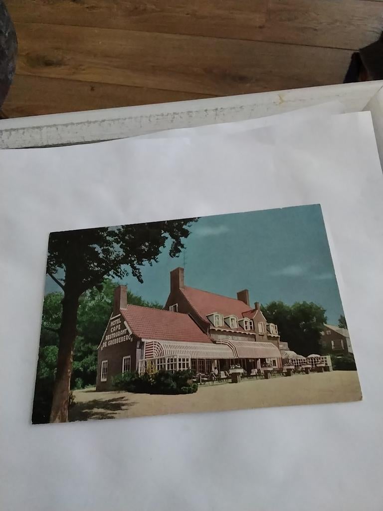 RHENEN.  HOTEL CAFE REST.  "DE GREBBEBERG" 1965, Verzamelen, Ophalen of Verzenden, 1960 tot 1980, Utrecht