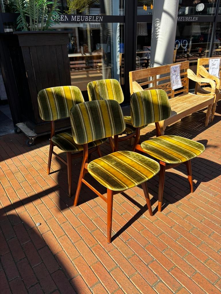 4 prachtige vantage stoelen, Ophalen of Verzenden, Zo goed als nieuw