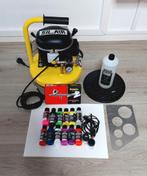 Airbrush set compleet, Ophalen of Verzenden, Zo goed als nieuw, Airbrush en Toebehoren