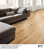 Lamel Parket click Oak Brushed 586 Natuur eik vooraf geoiled, Parket, Bruin, 75 m² of meer, Nieuw