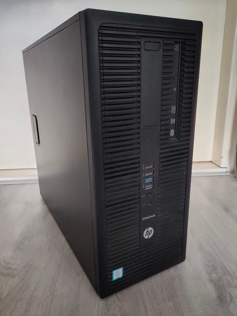 HP EliteDesk 800 G2 twr (i5-6500, 8 GB, SSD, Win11), 8 GB, Zo goed als nieuw, HDD, Intel Core i7