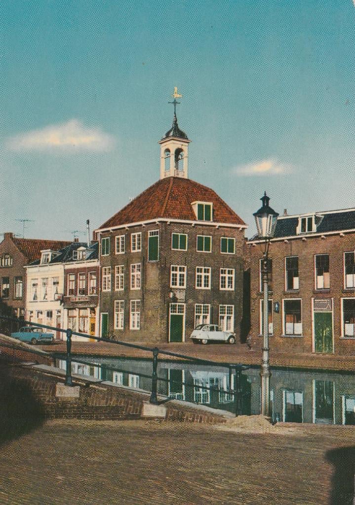 SCHIEDAM Zakkendragershuisje Citroën 2 CV (Gekartelde Rand), Verzenden, 1960 tot 1980, Gelopen, Zuid-Holland