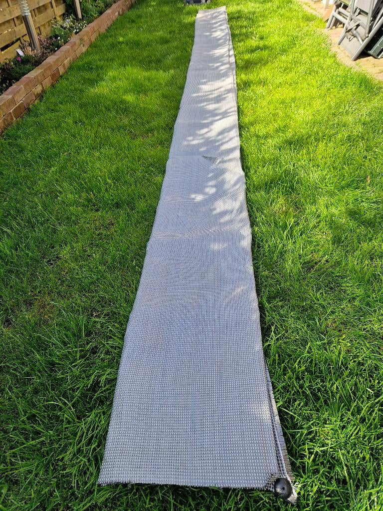 Tenttapijt grijs 6 x 2,5 m1,, Ophalen, Gebruikt