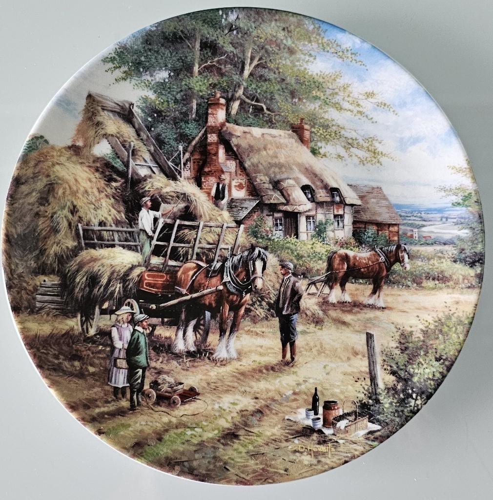 Wedgwood collectors plate – “Making the Hayrick”, Ophalen of Verzenden