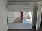 Mooie Ikea kledingkast + spiegel schuifdeuren + sieradenlade, 150 tot 200 cm, Zo goed als nieuw, Modern, 50 tot 75 cm