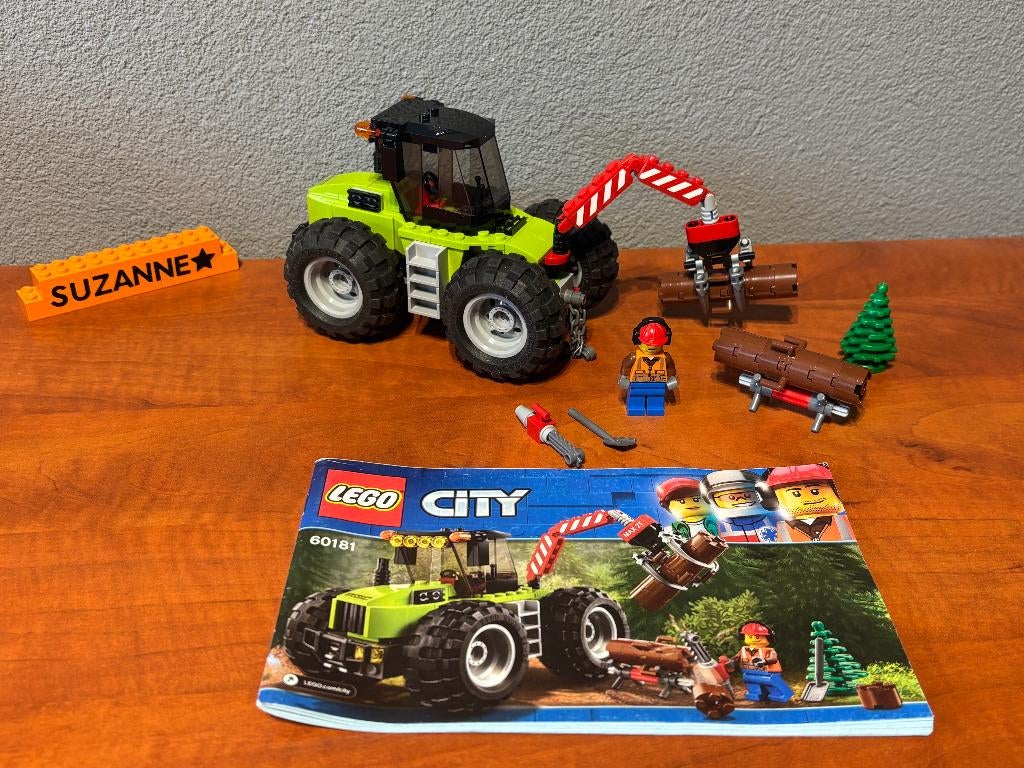 Lego 60181 - City - Farm - Forest Tractor, City, Lego, Ophalen of Verzenden, Complete set