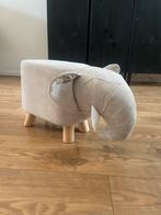 Olifanten poefje, Ophalen, Overige materialen, Minder dan 50 cm, Rond