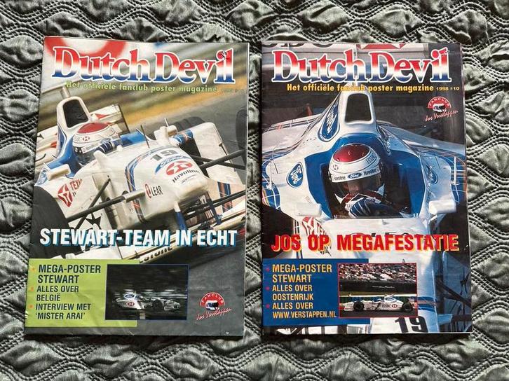 Dutch Devil Magazine - Jos Verstappen & Stewart Grand Prix, Boeken, Auto's | Folders en Tijdschriften, Gelezen, Ford, Ophalen of Verzenden