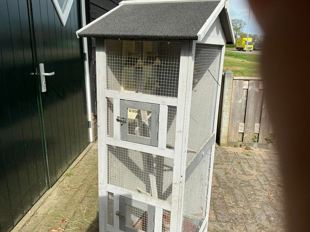 Mooi vogel hok, Ophalen of Verzenden, Gebruikt, Kippenhok of Kippenren