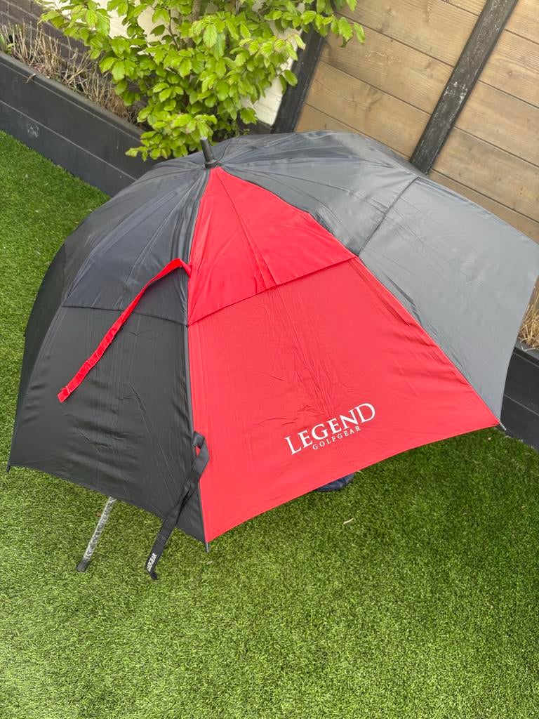Golf Paraplu Legend - Zwart/Rood, Ophalen of Verzenden, Gebruikt, Overige typen, Overige merken