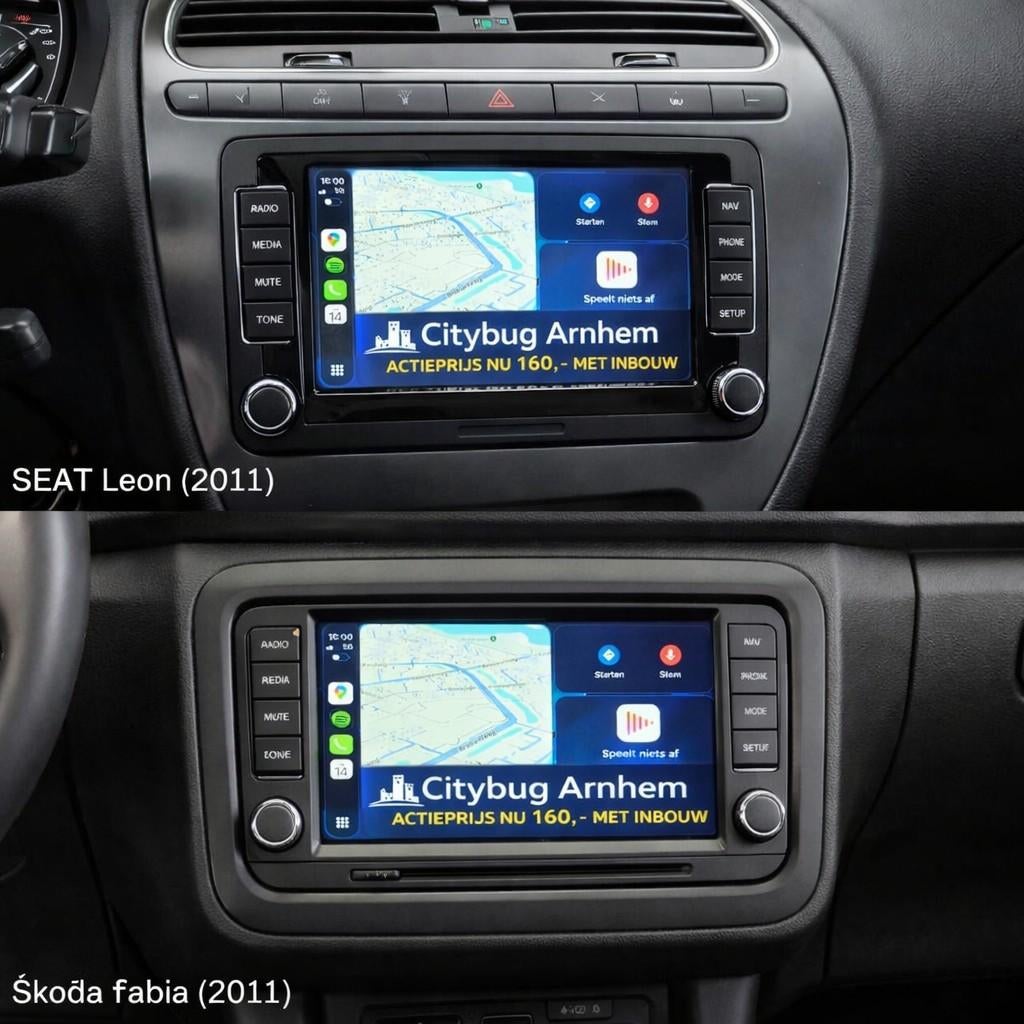 Carplay Seat Leon / Skoda Fabia vanaf 2010 tot 2013, Ophalen of Verzenden, Nieuw