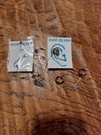 Nieuwe zilveren oorbellen en neusbel - ongedragen, Ophalen of Verzenden, Nieuw, Zilver, Zilver