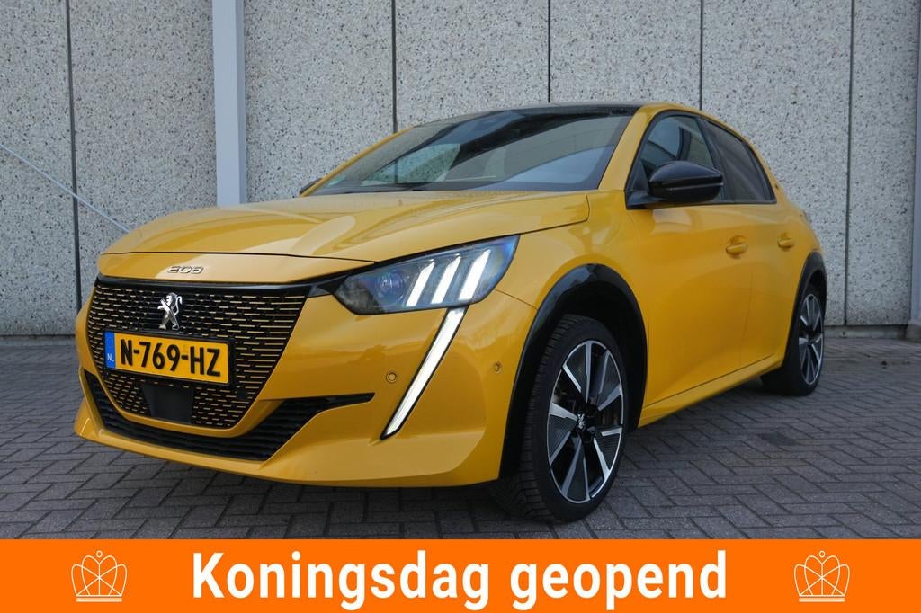 Peugeot E-208 EV Allure 50 kWh GT PACK BTW/Camera/cruise/sto, Auto's, 136 pk, Gebruikt, Overige kleuren, 136 min