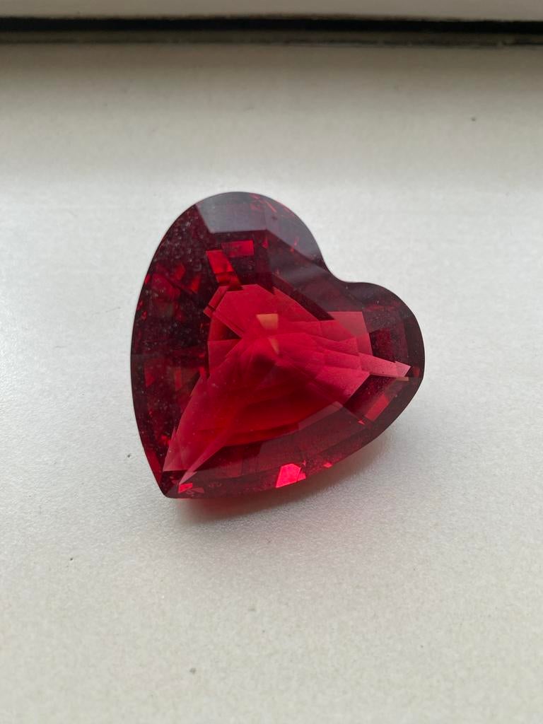 Swarovski Kristal Hart Rood - Perfect Cadeau, Ophalen of Verzenden, Zo goed als nieuw, Huisaccessoire