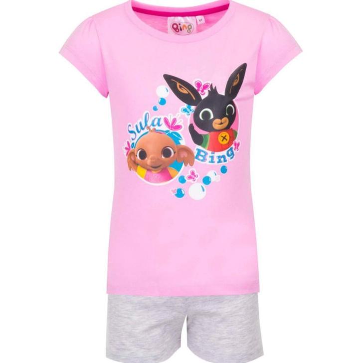 Bing Konijn Shortama Roze/Grijs - Maat 116, Kinderen en Baby's, Kinderkleding | Maat 116, Nieuw, Meisje, Nacht- of Onderkleding