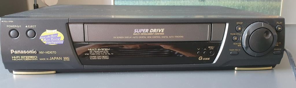 multi system vhs, dubbele casette en cd speler, Ophalen, Gebruikt, Sony