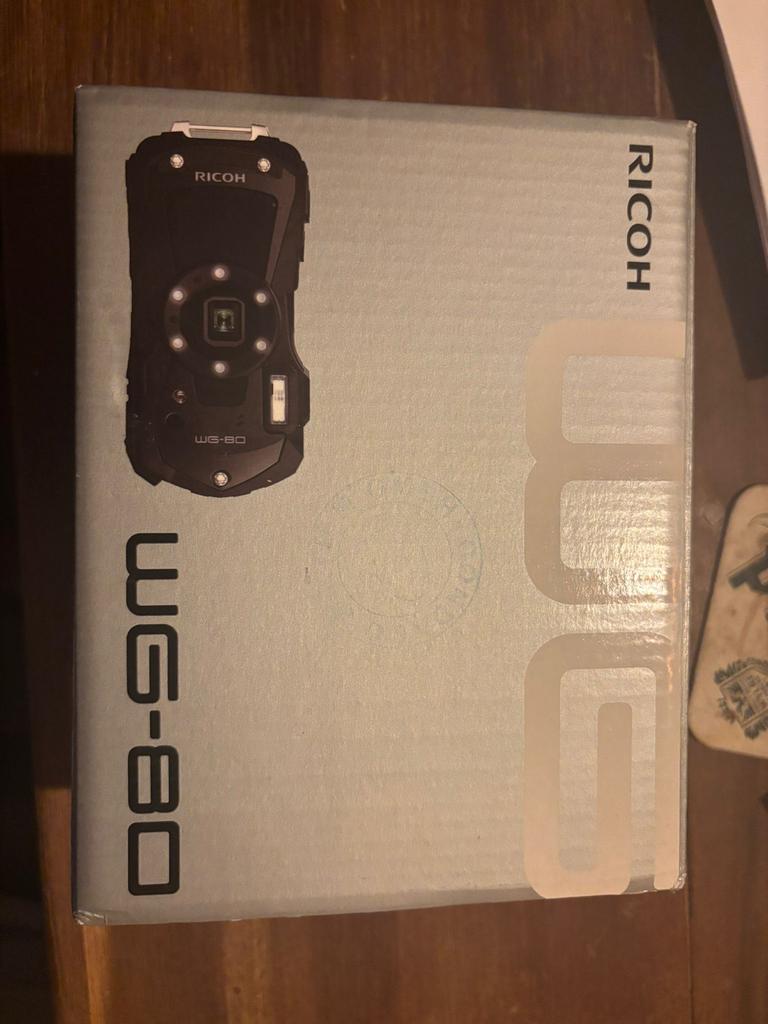 Ricoh WG-80 Oranje Outdoor Camera  in Doos, Compact, Nieuw, Ophalen of Verzenden, 4 t/m 7 keer