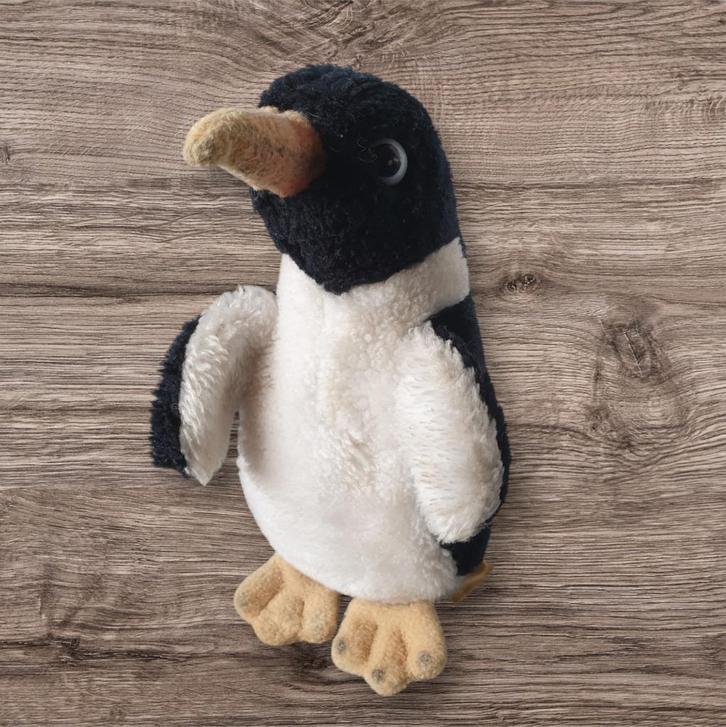 Knuffel pinguin Heinrich Bauer 15 cm 1803, Kinderen en Baby's, Speelgoed | Knuffels en Pluche, Zo goed als nieuw, Overige typen