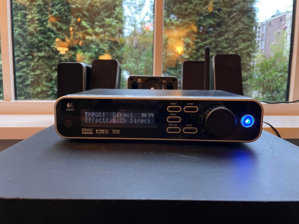 Logitech Z-5450 5.1 Surround Systeem - Draadloze Achterspeak, Overige merken, Gebruikt, Ophalen of Verzenden, Complete surroundset