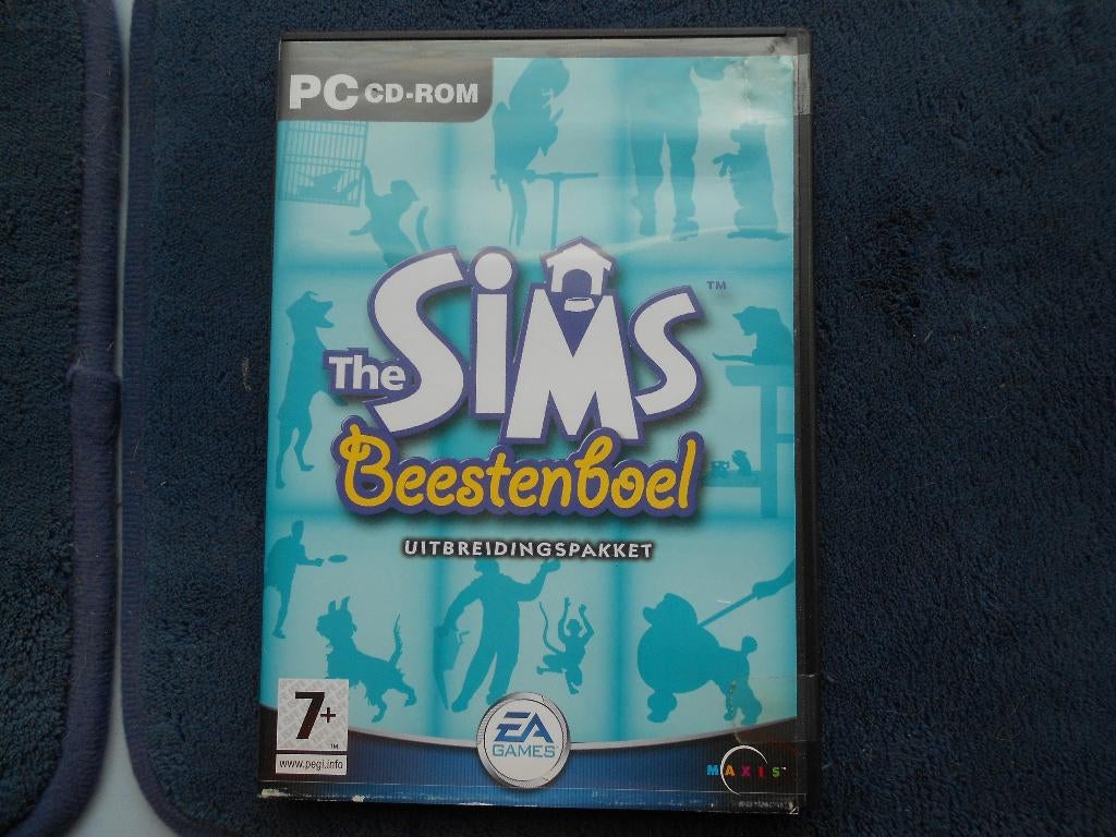 PC cd-rom The Sims beestenboel uitbreidingspakket, Ophalen, Gebruikt, 1 speler, Role Playing Game (Rpg)