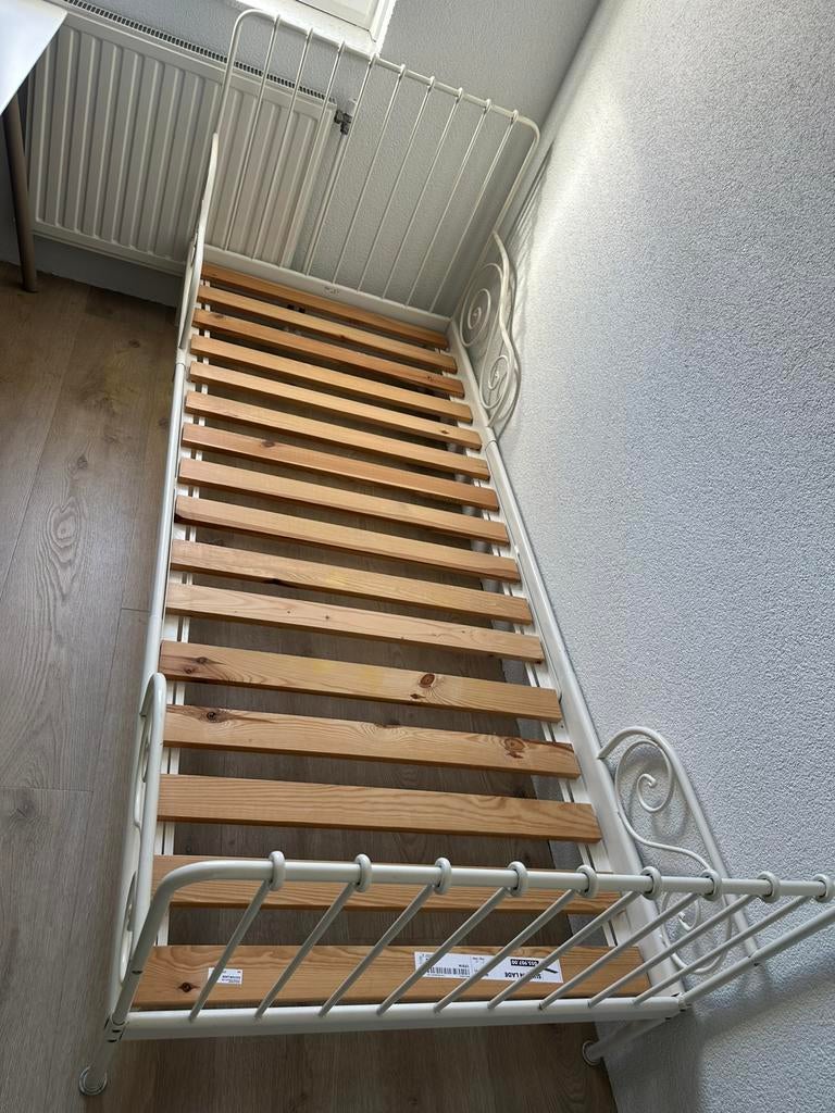 Prinsessen bed uitschuifbaar meegroeibed, Huis en Inrichting, Slaapkamer | Bedden, Ophalen, Eenpersoons, Wit, 80 cm