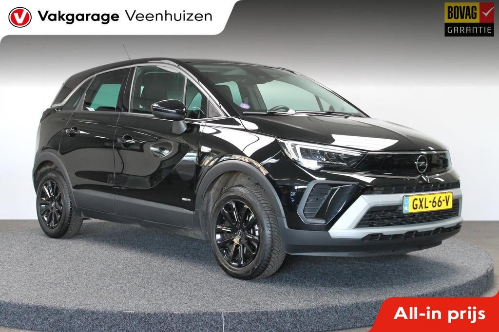 Opel CROSSLAND 1.2 Turbo Level 3|Rijklaar prijs|Automaat|Cam, 12 maanden, Gebruikt, 1199 cc, Zwart