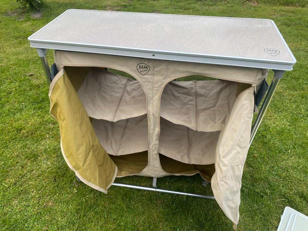 Defa campingkast, Ophalen, Gebruikt